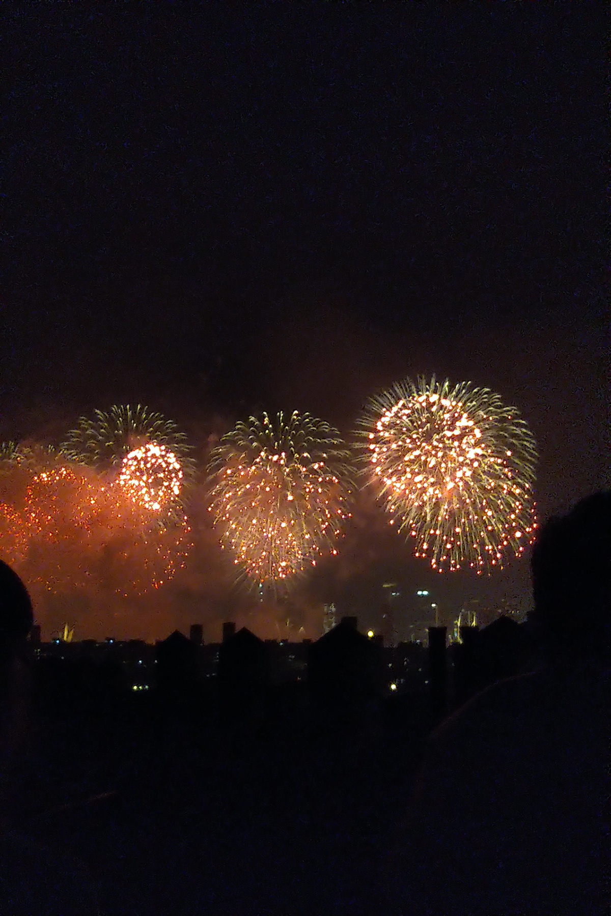 July 4th fireworks in NYC