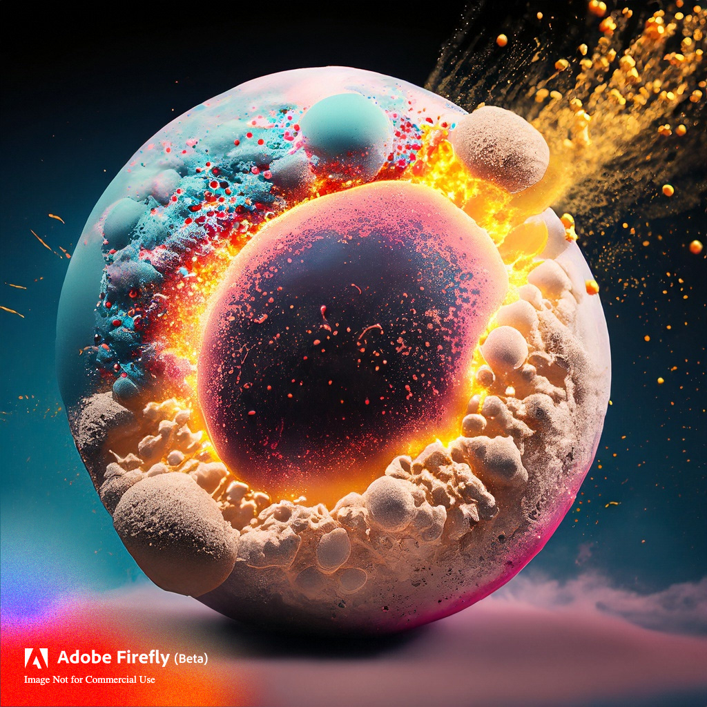 bath bombs big bang blast explosion super detailed supernova universe