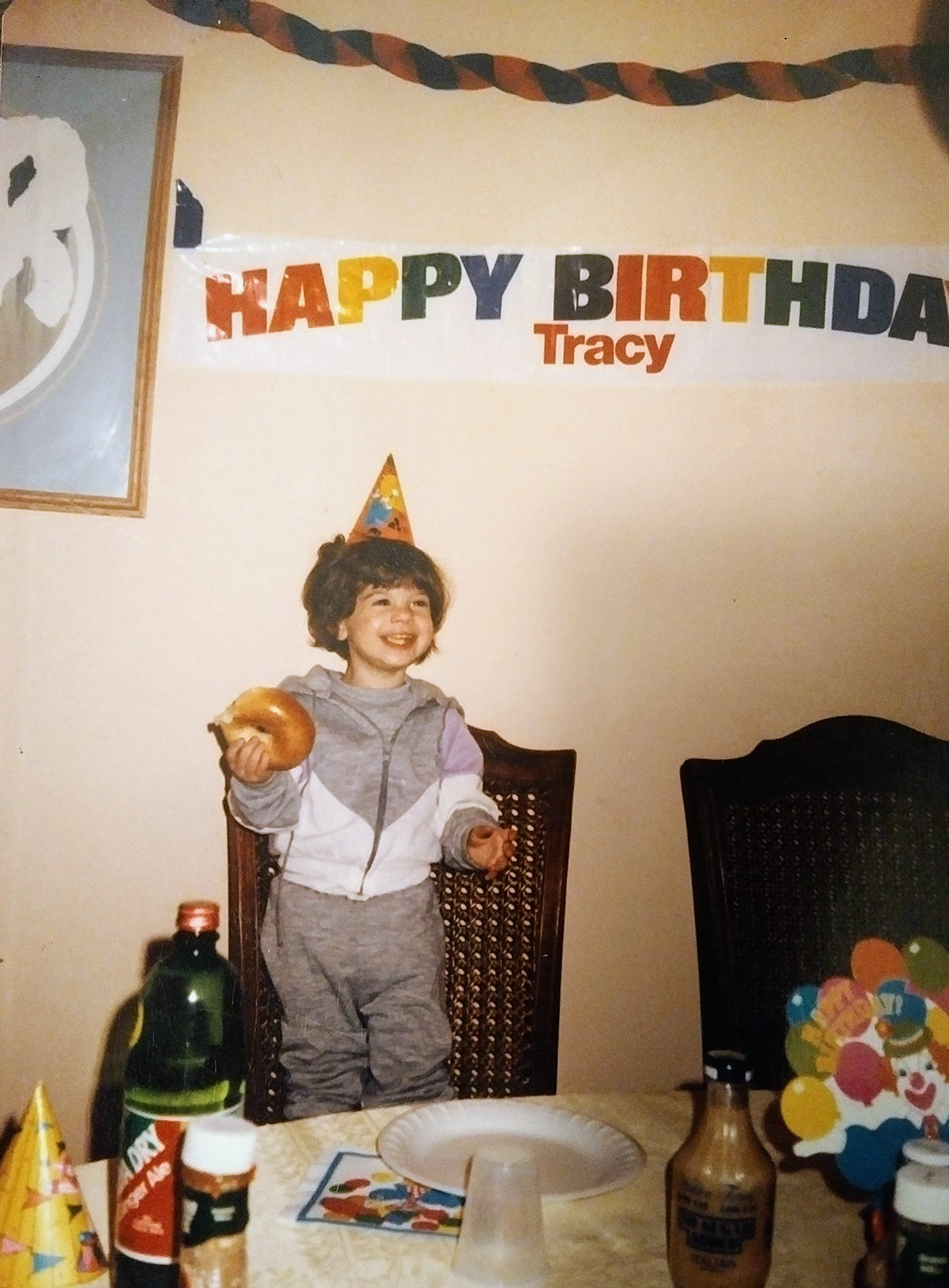 1980s bagel birthday childhood